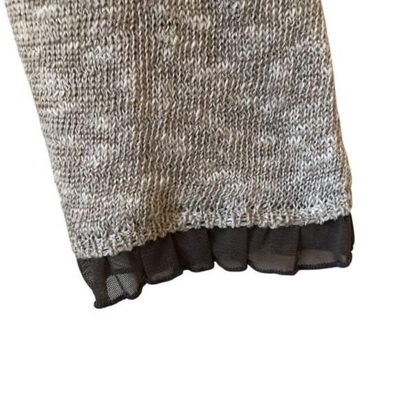 Heinrich Heine Mixed Knit, Lace, & Chiffon Fairy Grunge Top Size 12 - Picture 7 of 16